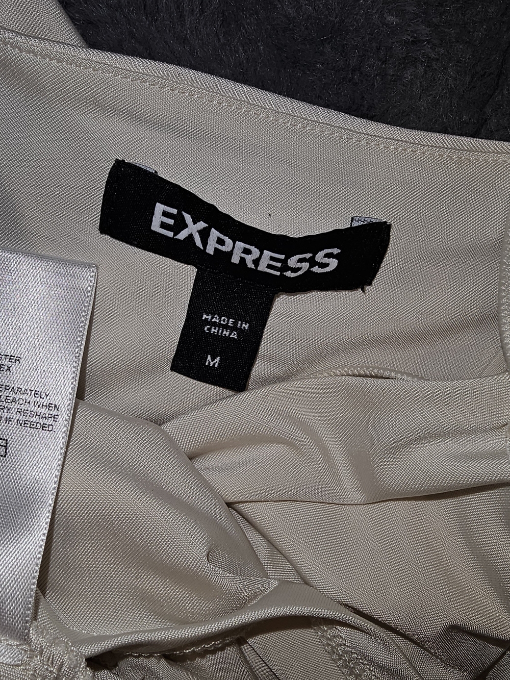 Express Cream/Ivory One-Shoulder Ruffle Tank Top - Picture 4 of 6